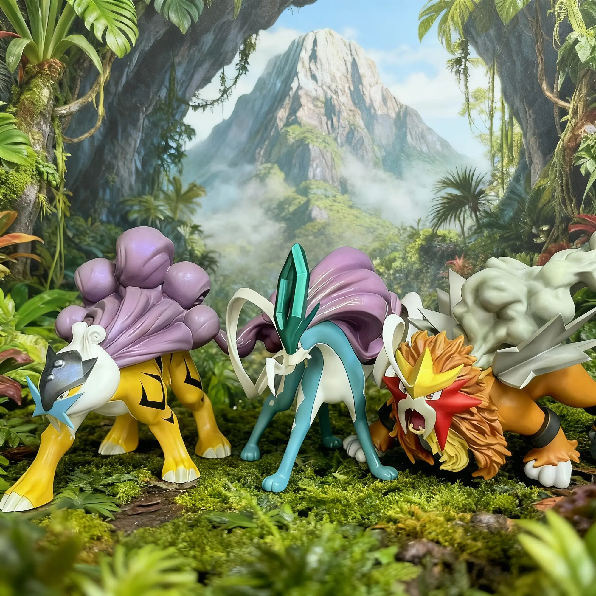 Pokémon Perros Legendarios Entei, Raikou & Suicune