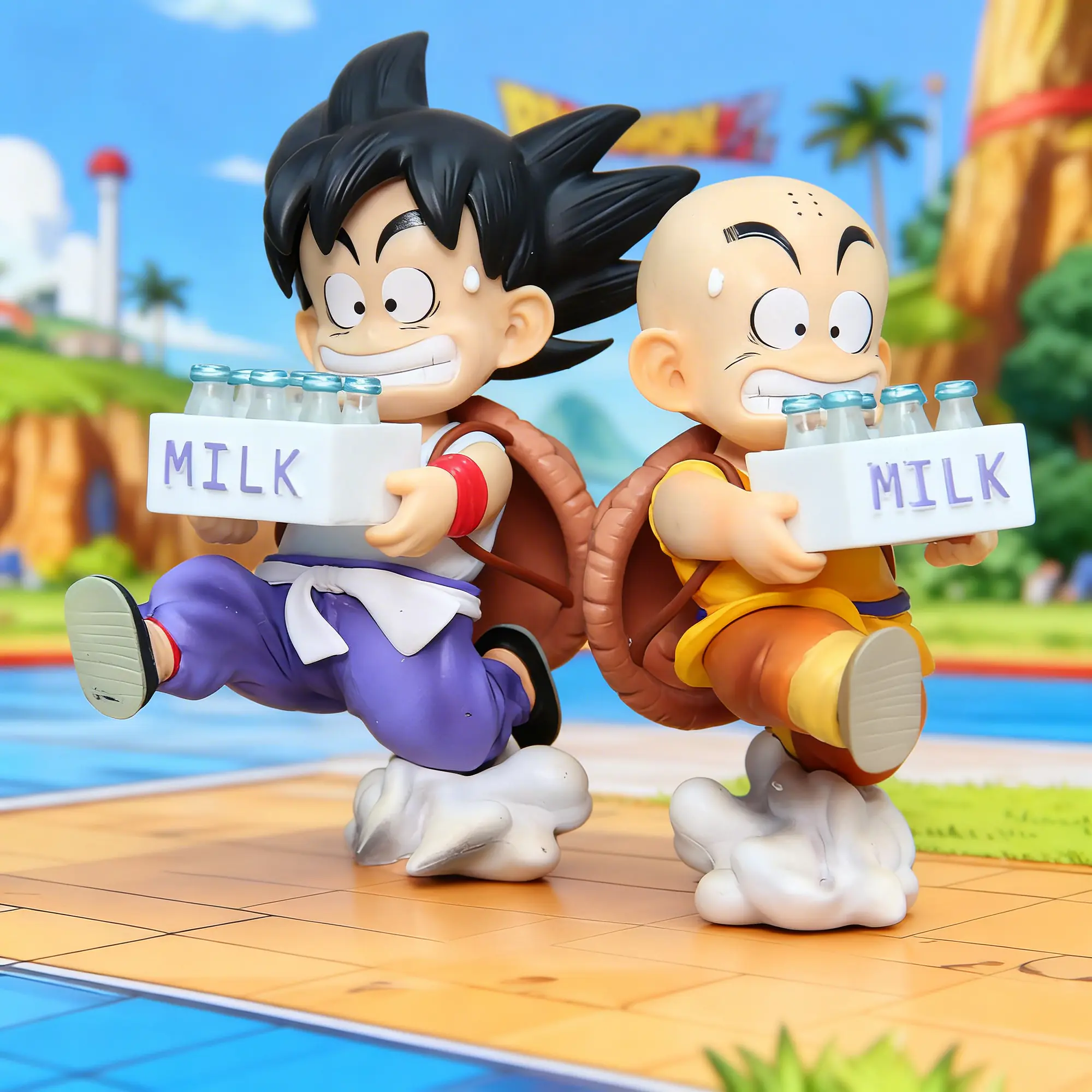 Diorama Goku & Krillin Kids Dragon Ball
