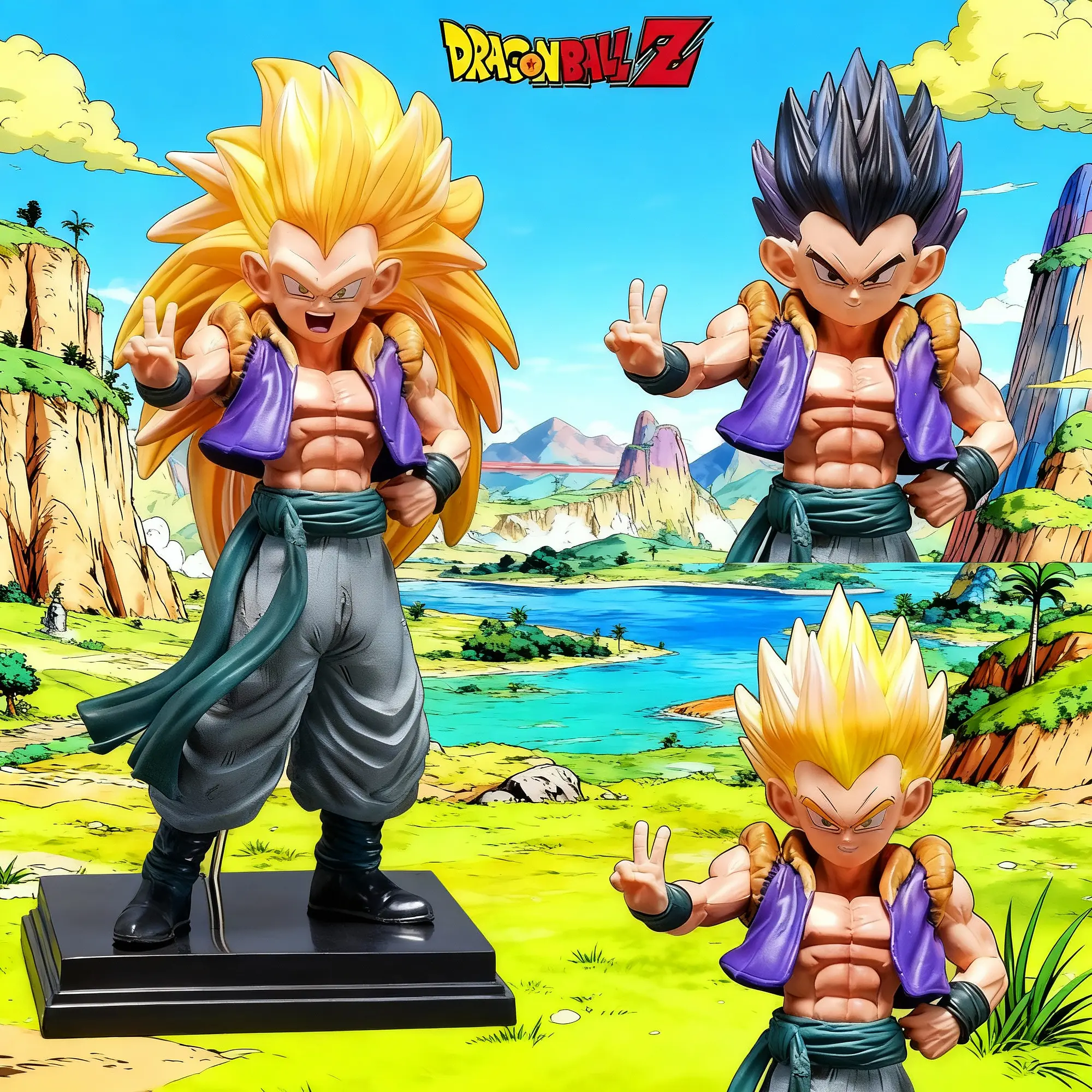 Dragon Ball Gotenks Base Form / Super Saiyan Head Swap LK Studio