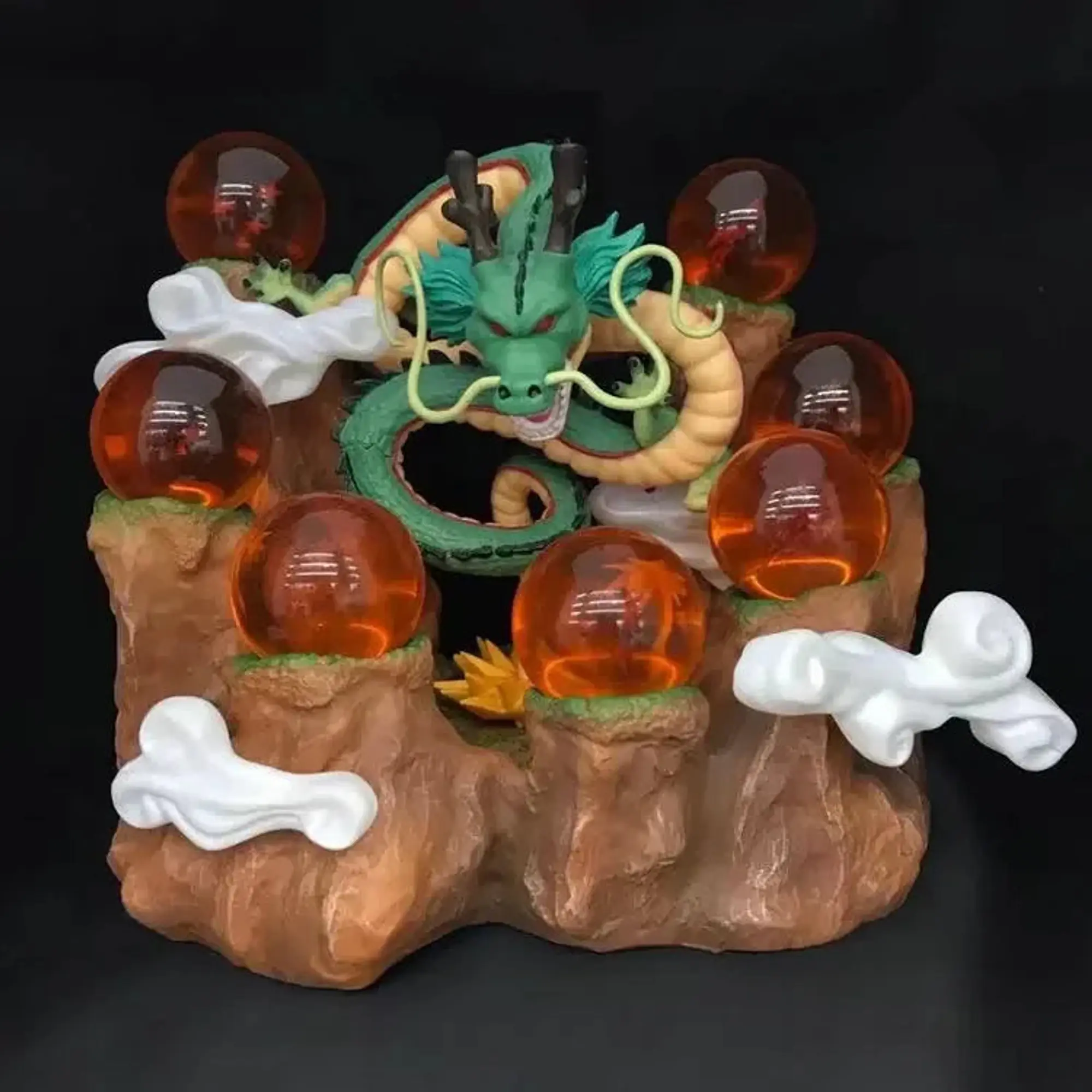 Dragon Ball Z Shenlong 7 Dragon Balls Crystal Glass Pack