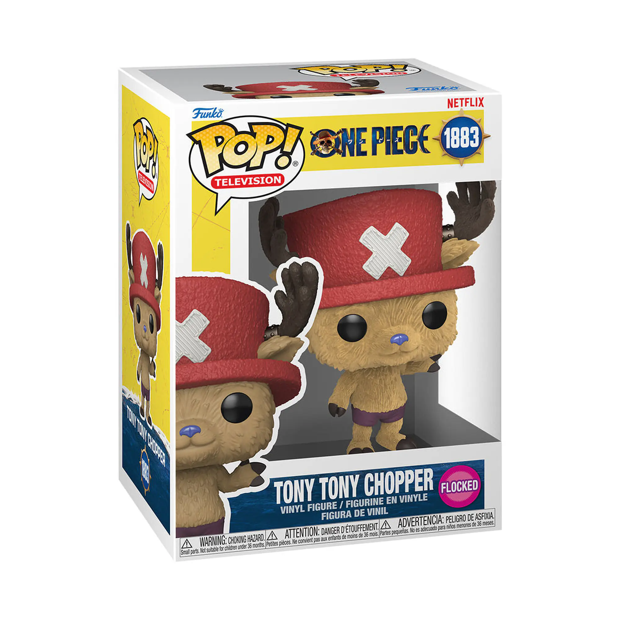 Funko Pop Flocked Tony Tony Chopper One Piece Live Action #1883